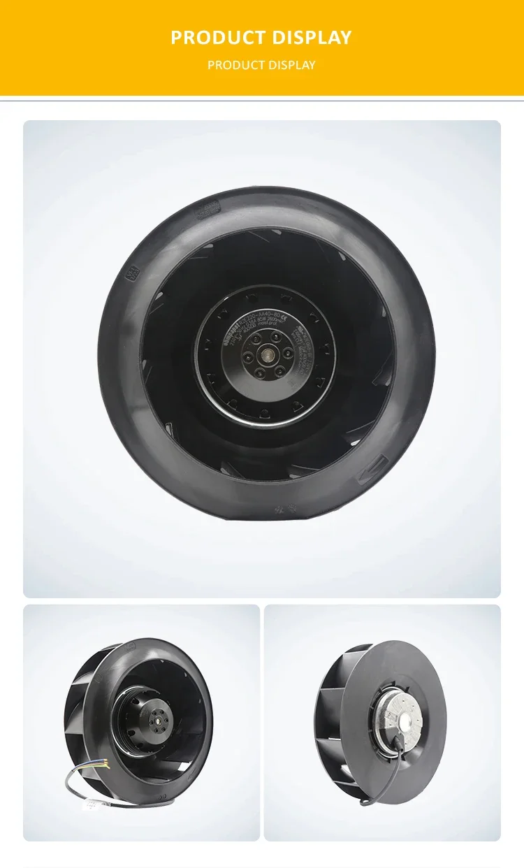 Radial Air Blower, R2E220-AA40-80, 220mm, 230VAC, 2700RPM - detail 4