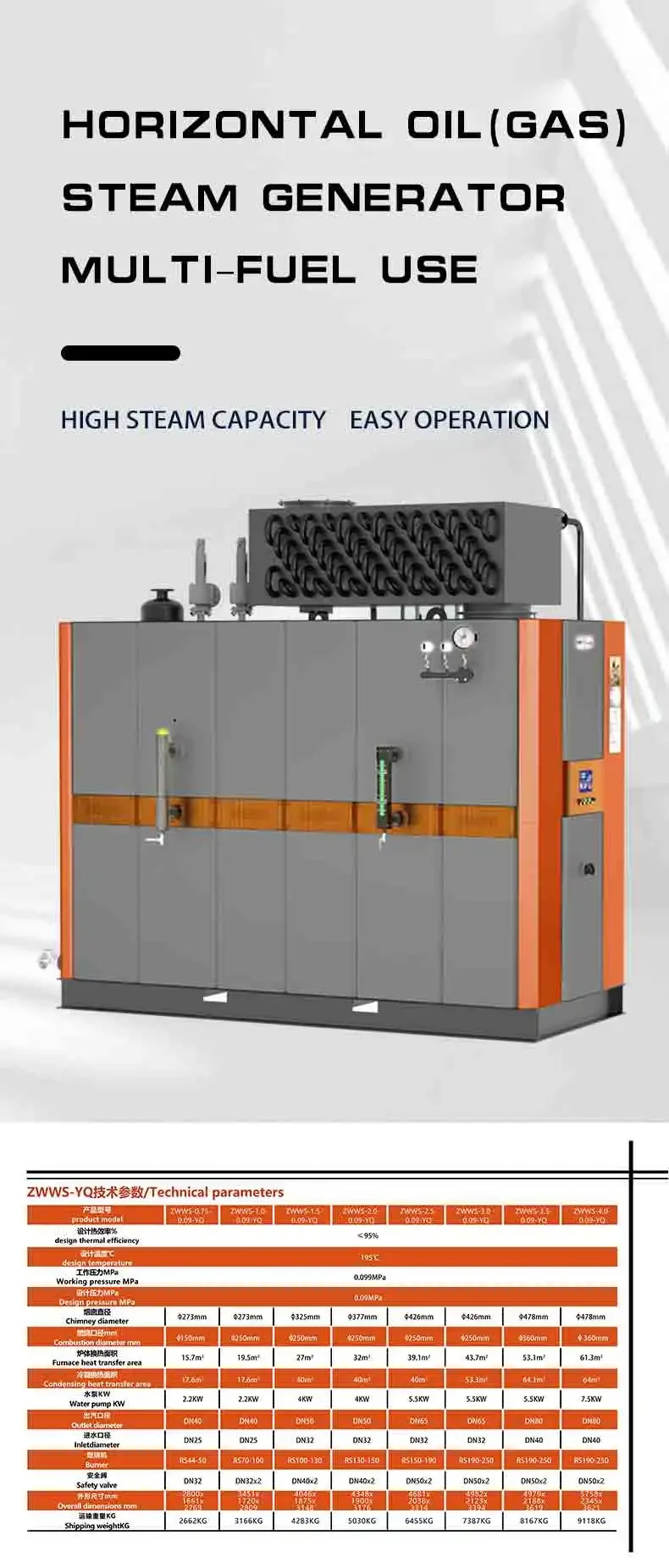 Industrial Steam Boiler, 100, 150, 200, 300 - detail 4