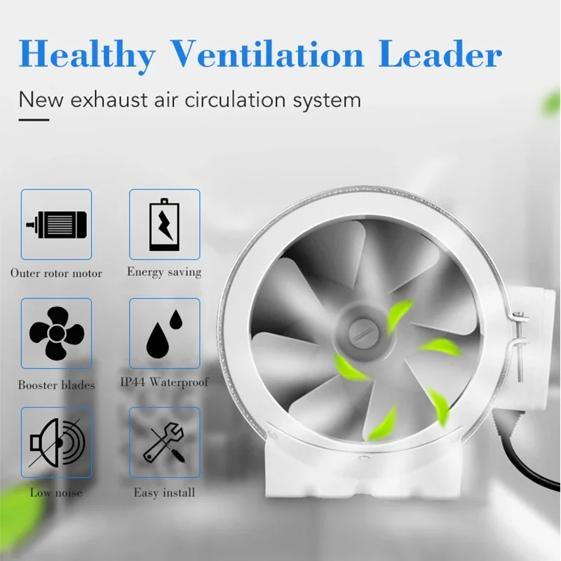 Line Duct Fan, 4inch, 100mm, SAA - detail 6
