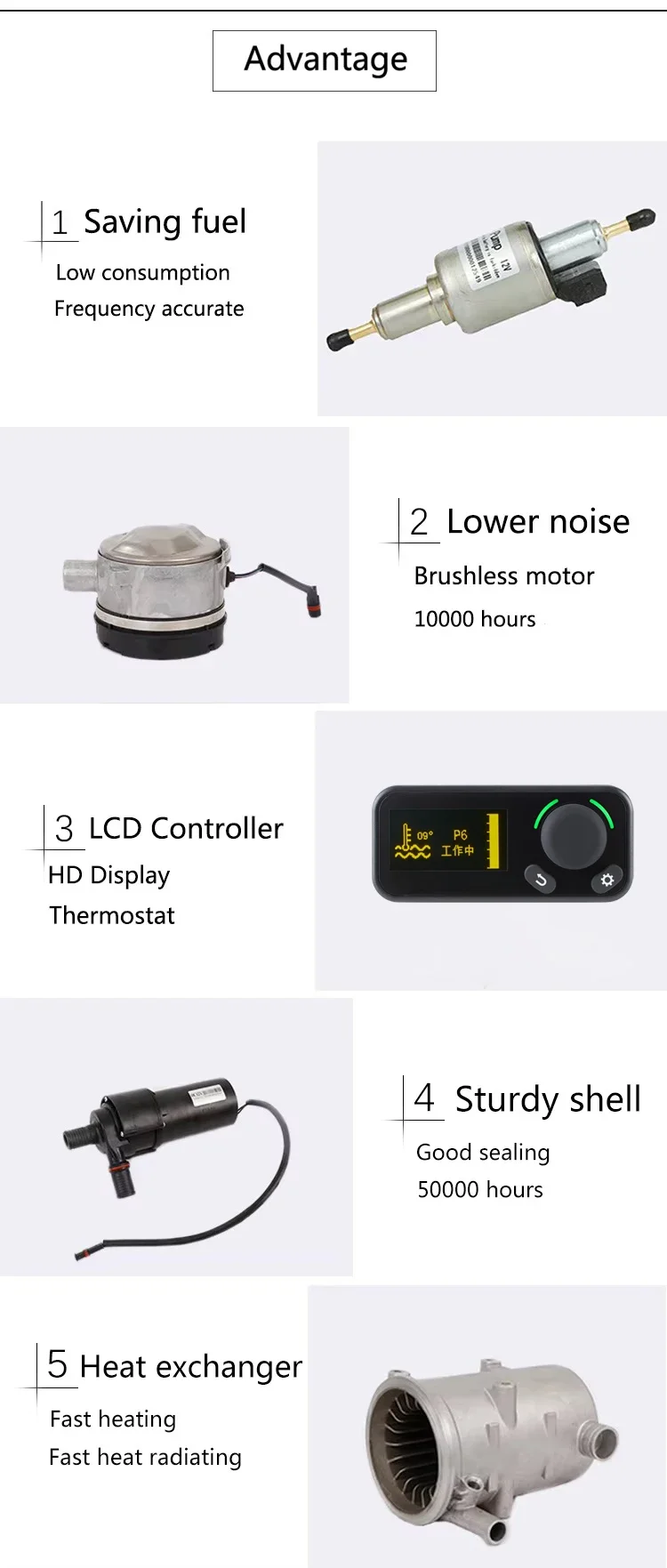 Parking Heater, 9KW, 24V, 12V - detail 8