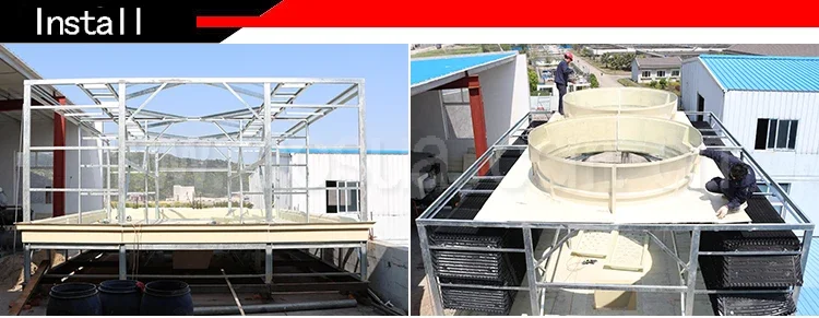 Flow Cooling Tower, 100T, 380v, 4.0KW(5.36hp) - detail 8