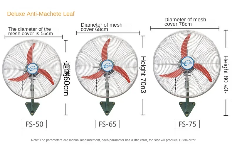Industrial Oscillating Fan, 30-inch, Electric, Plastic - detail 52