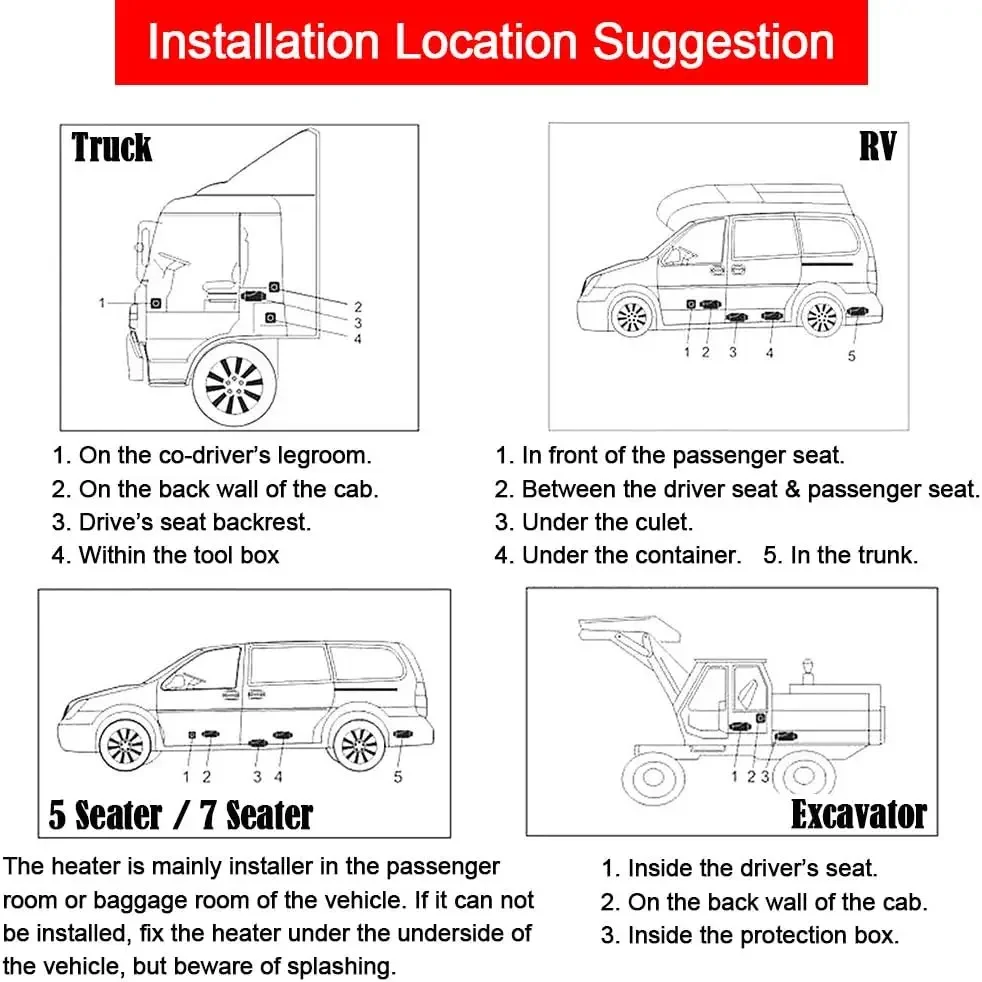 Portable Indoor Parking Heater, 5KW, LCD - detail 10