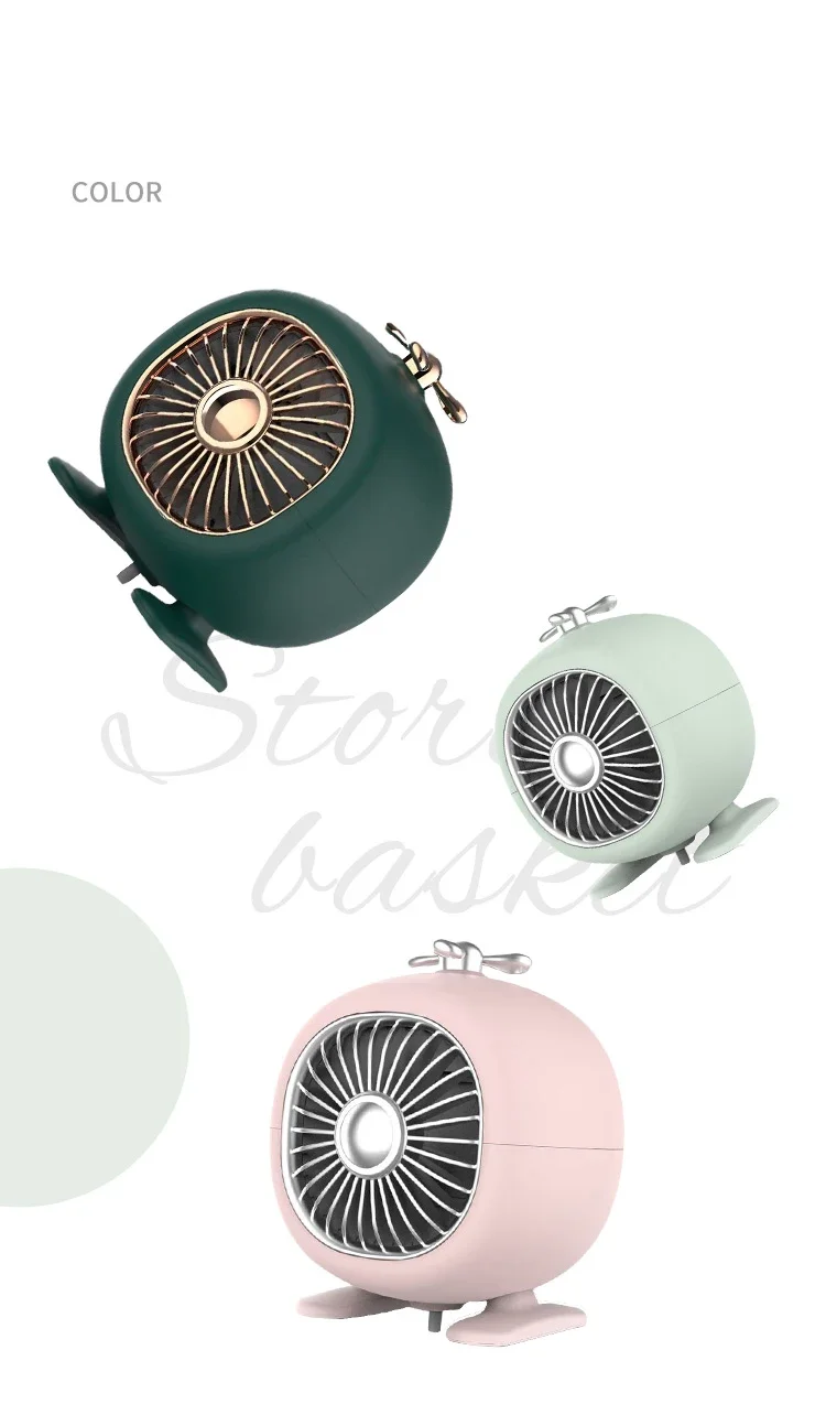Foot Colorful Mini Fan, PTC, 400, Portable - detail 6