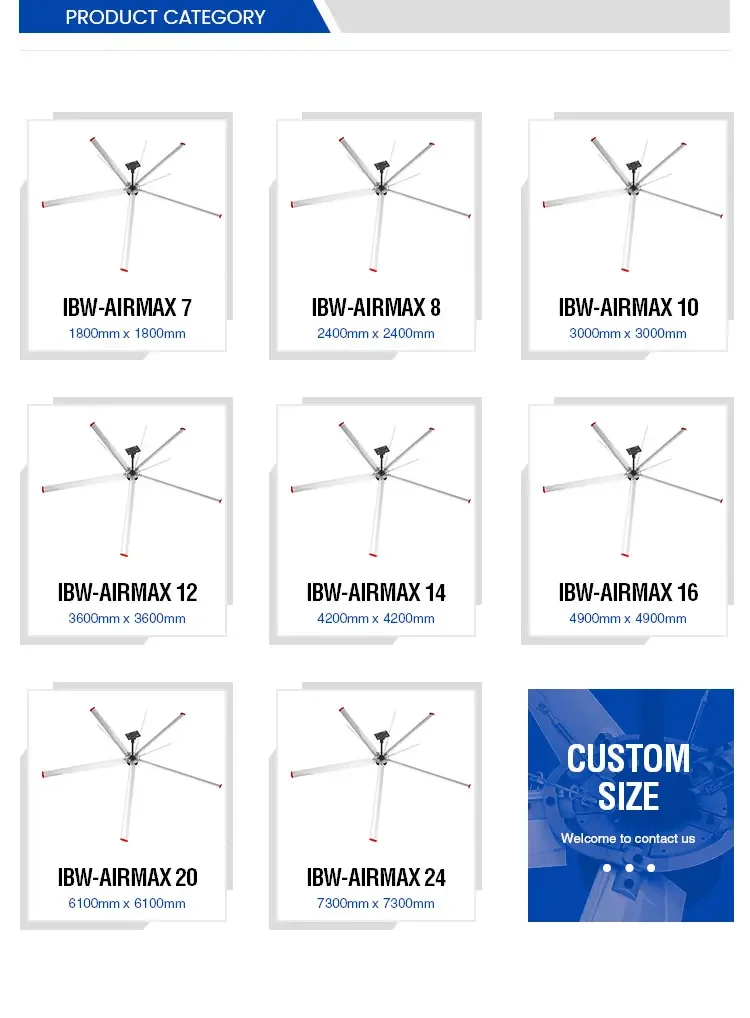 Ceiling Fan, HVLS, 220 V, Electric - detail 26