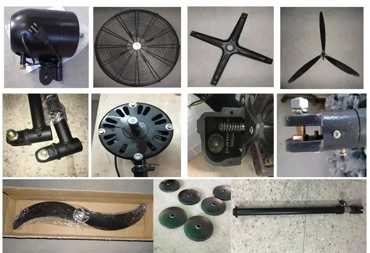 Stand Fan, 20"24"26"30"Industrial, 220, 180 - detail 14