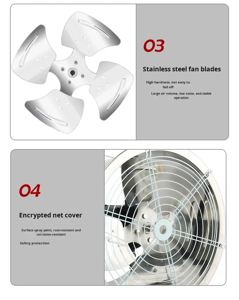 Axial Flow Fan, 304, Stainless, Steel, 380v - detail 32