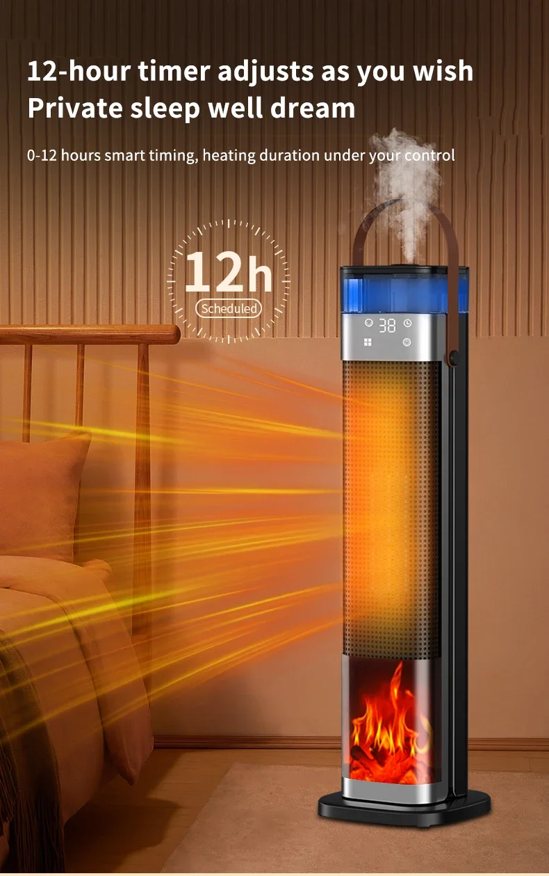 Portable Electric Heater, PTC, Plastic - detail 16