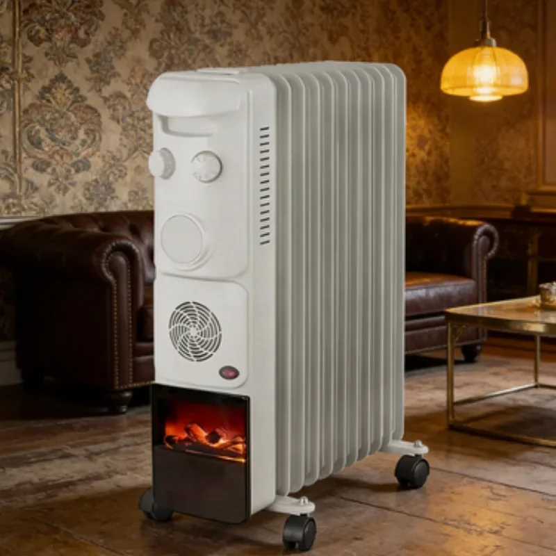 Fins Oil Filled Heater, 3D, Portable - detail 12