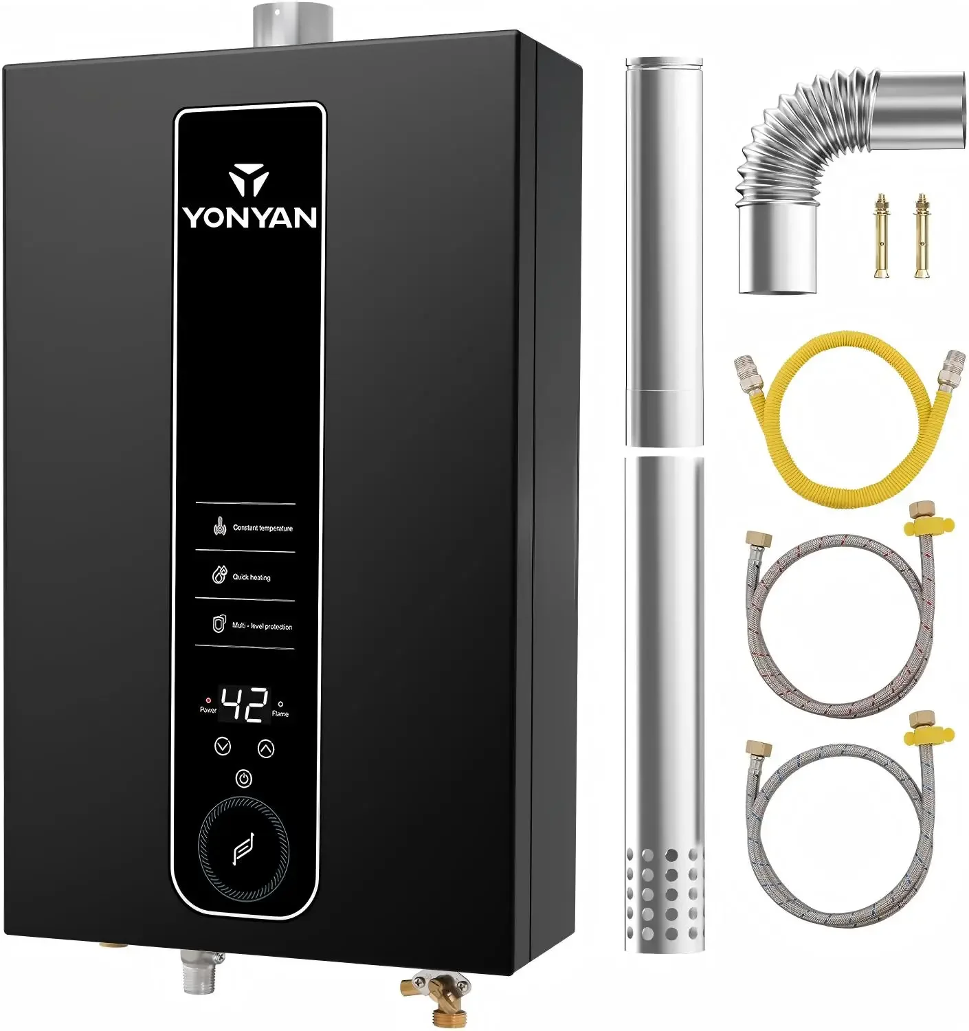 Gas Heater, YONYAN, Stainless, Steel, 12L-18L - detail 4