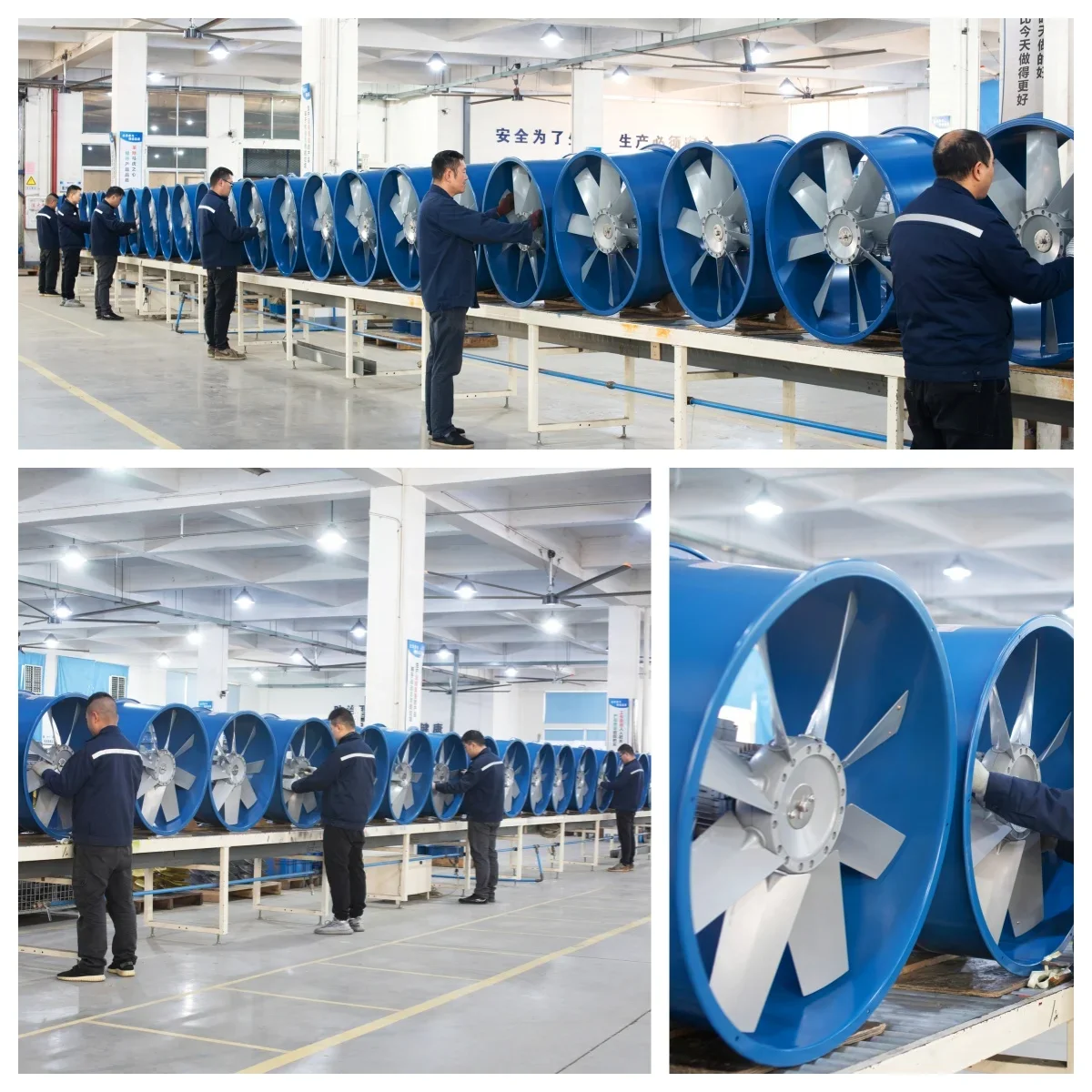 GKF 20 inch High Temperature Axial Fan, Class H, Aluminium, Wood Drying - detail 18