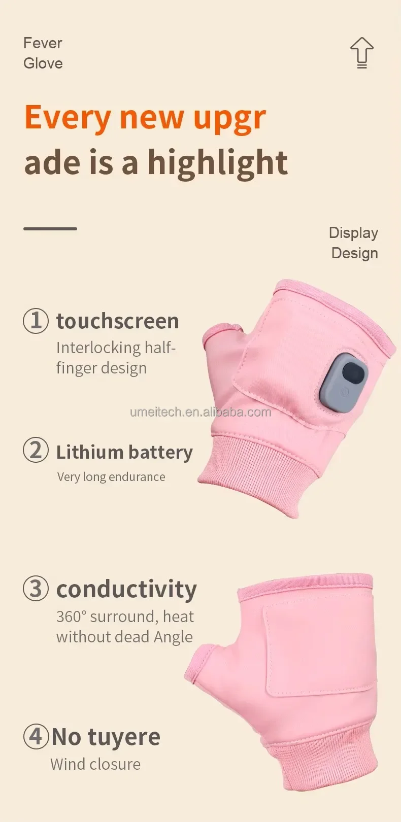 Hand Warmer, 2000Mah, Bamboo Charcoal Yarn, Wrist Support - detail 8