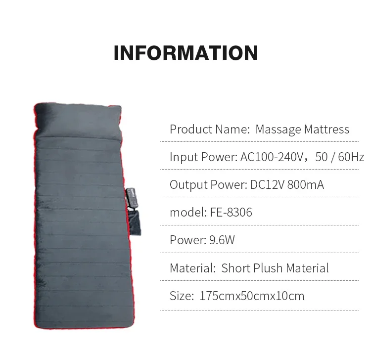 Electric Heated Blankets, soft velvet, Massage Mattress - detail 20