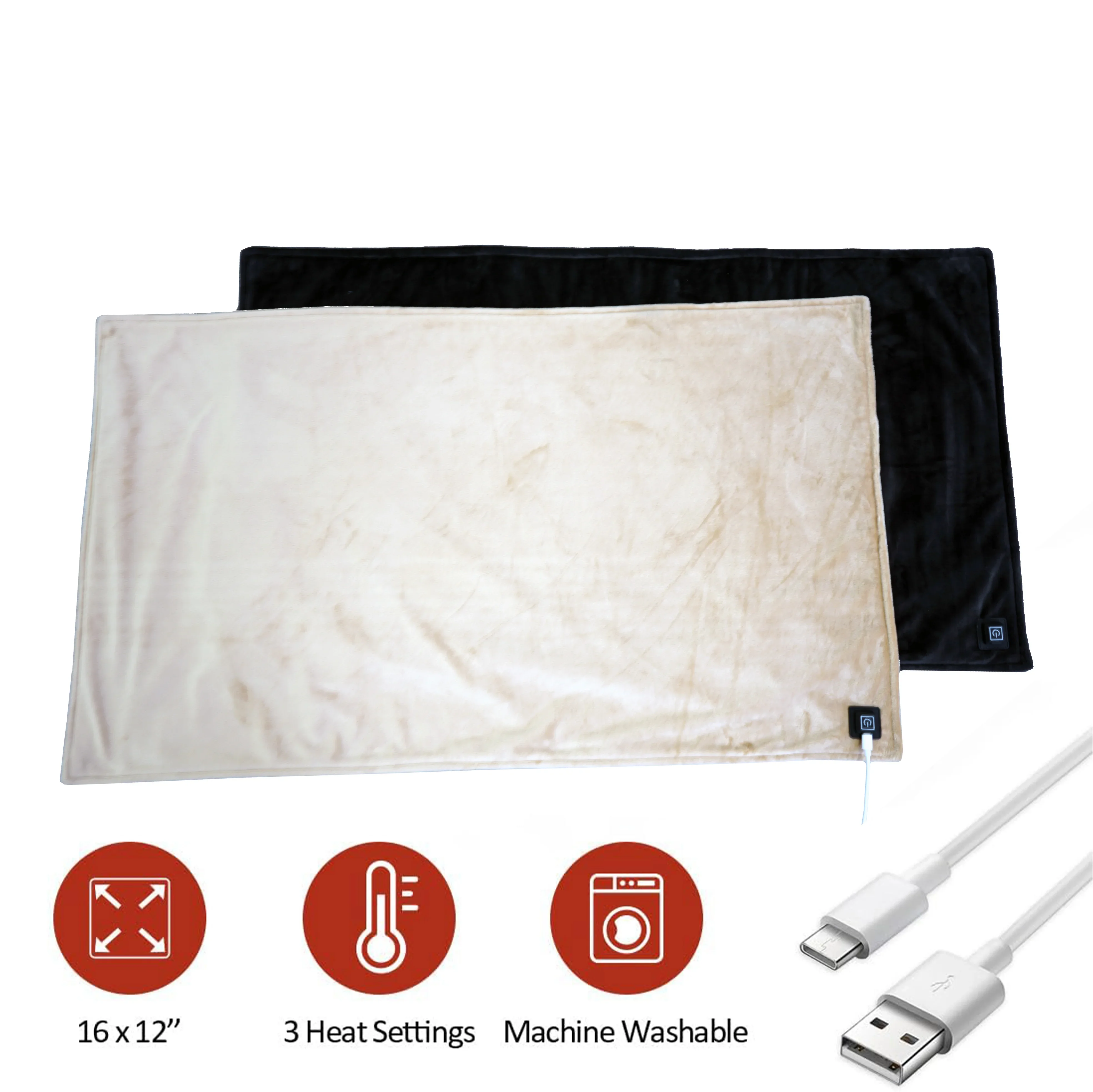 Portable Heated Travel Blanket, 100%, USB, 5V - detail 18