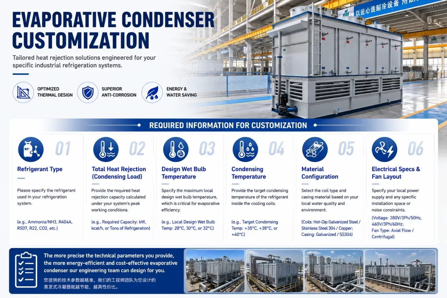 Evaporative Condenser, 380 V, 16400W(21.99hp) - detail 8