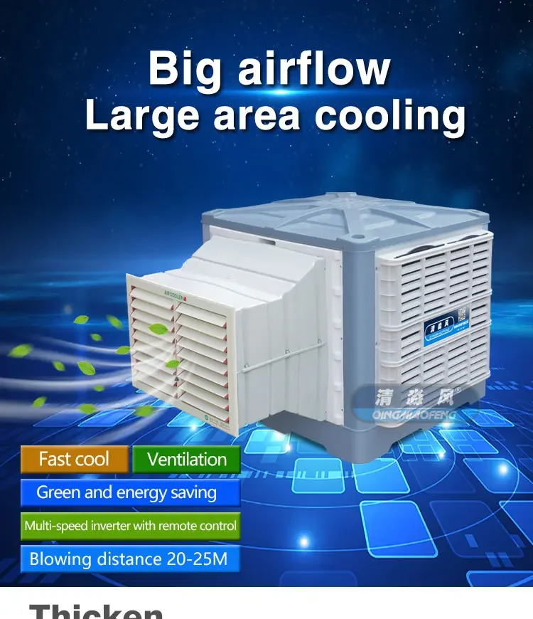 Mounted Desert Air Cooler, 380V, Wall, 18000cmh - detail 2