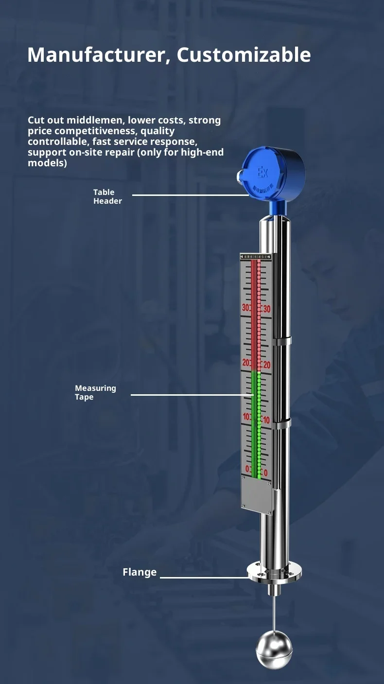 Level Gauge for Boiler, Stainless steel - detail 2