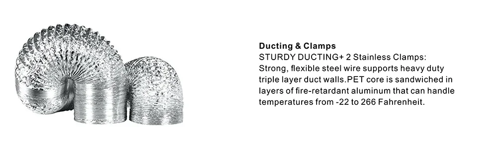 Inline Duct Fan, 120V, Stainless Steel - detail 20