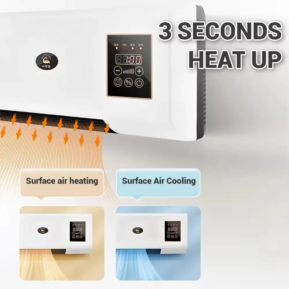 Air Heating Fan, 1800w, Wall - detail 8