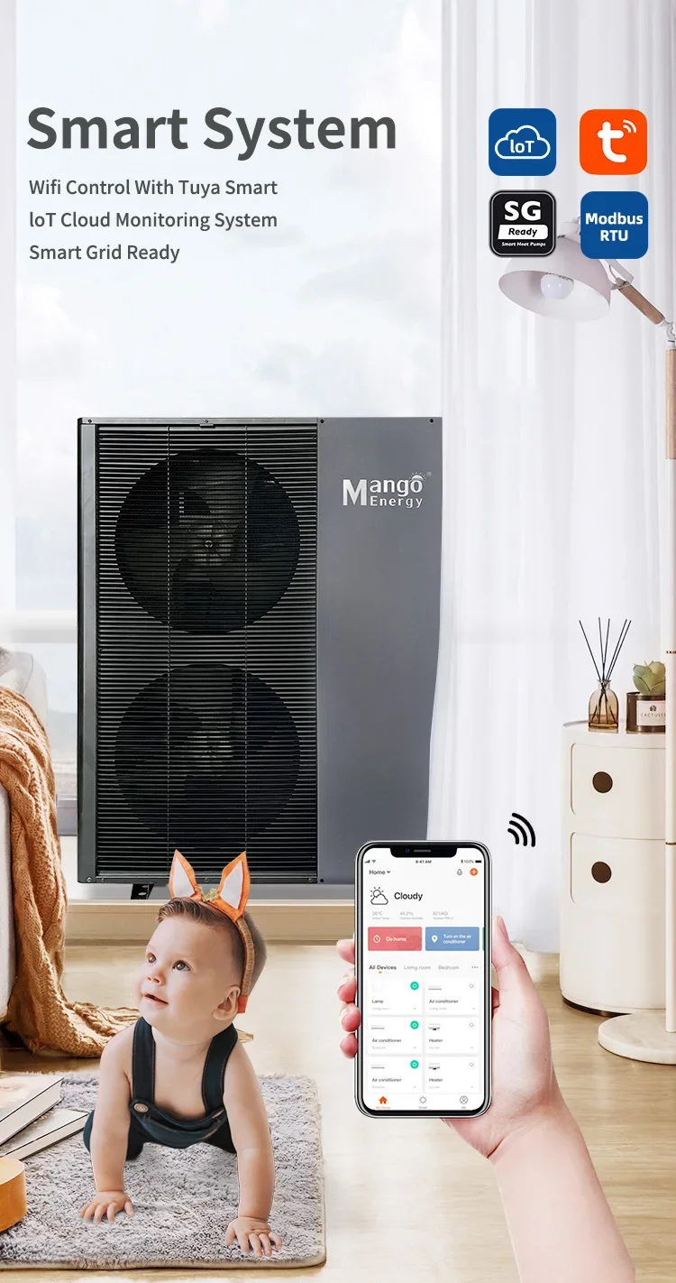 Air to Water Heat Pump, R32, 10kw, 16KW, 20KW - detail 12