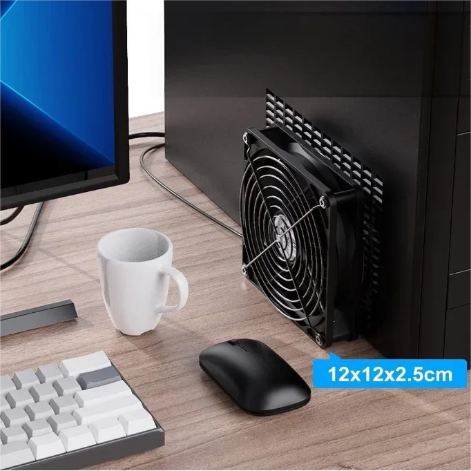 Waterproof Case Fan, 120mm, 3-Speed, 25mm - detail 30