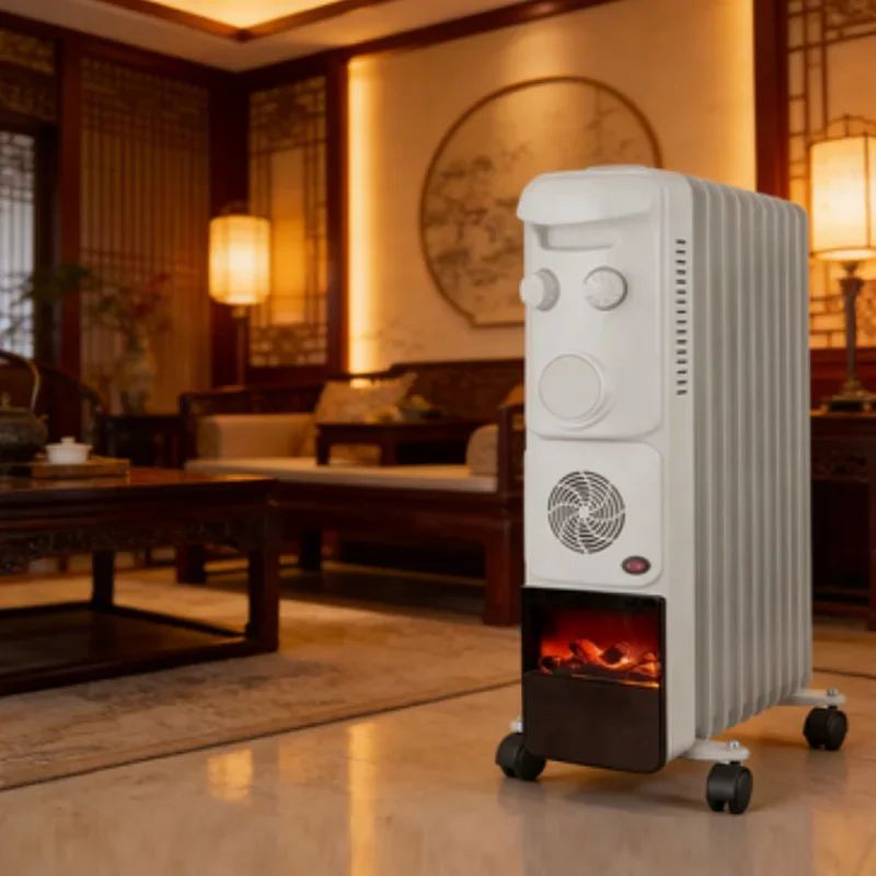 Fins Oil Filled Heater, 3D, Portable - detail 10