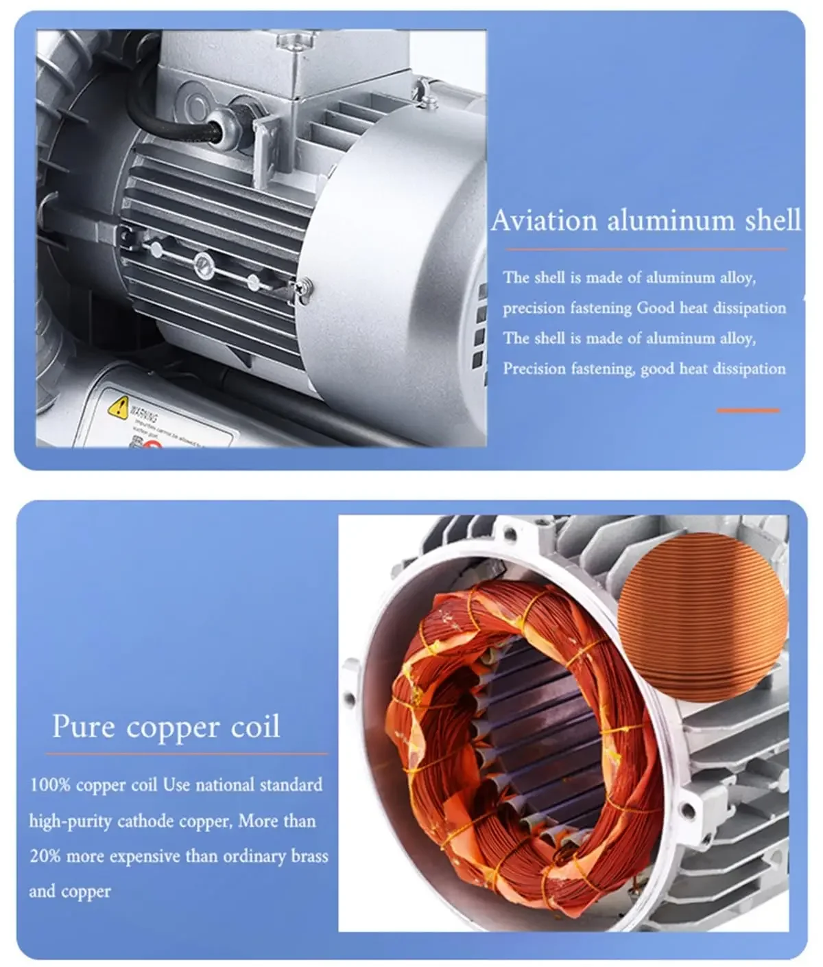 Ring Blower, 1HP, 0.75kW, 2800RPM - detail 24