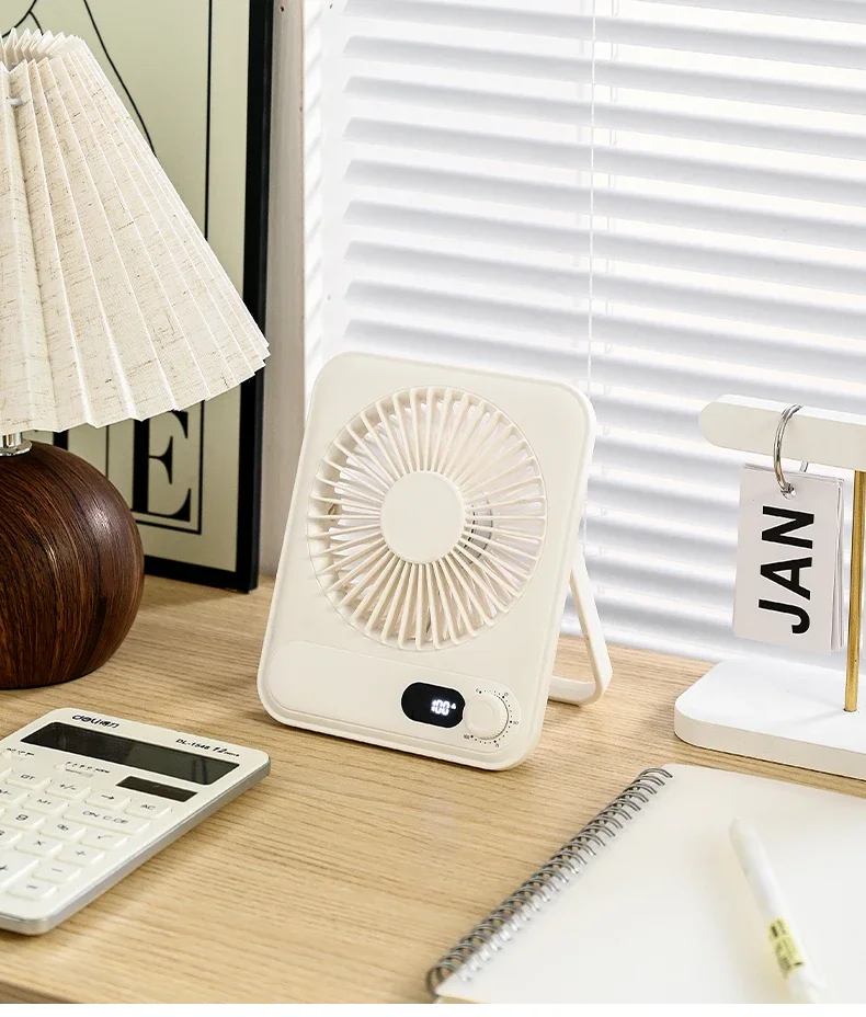 Plastic Table Fan, Portable, USB, 1200mAh, Brushless - detail 34