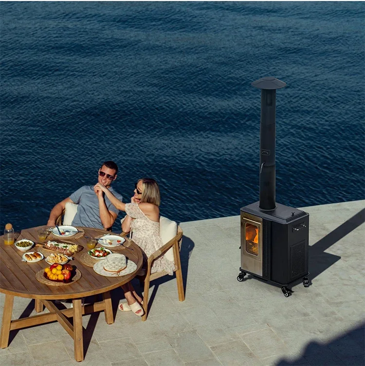 Modern Patio Heater, Stainless, Steel - detail 18