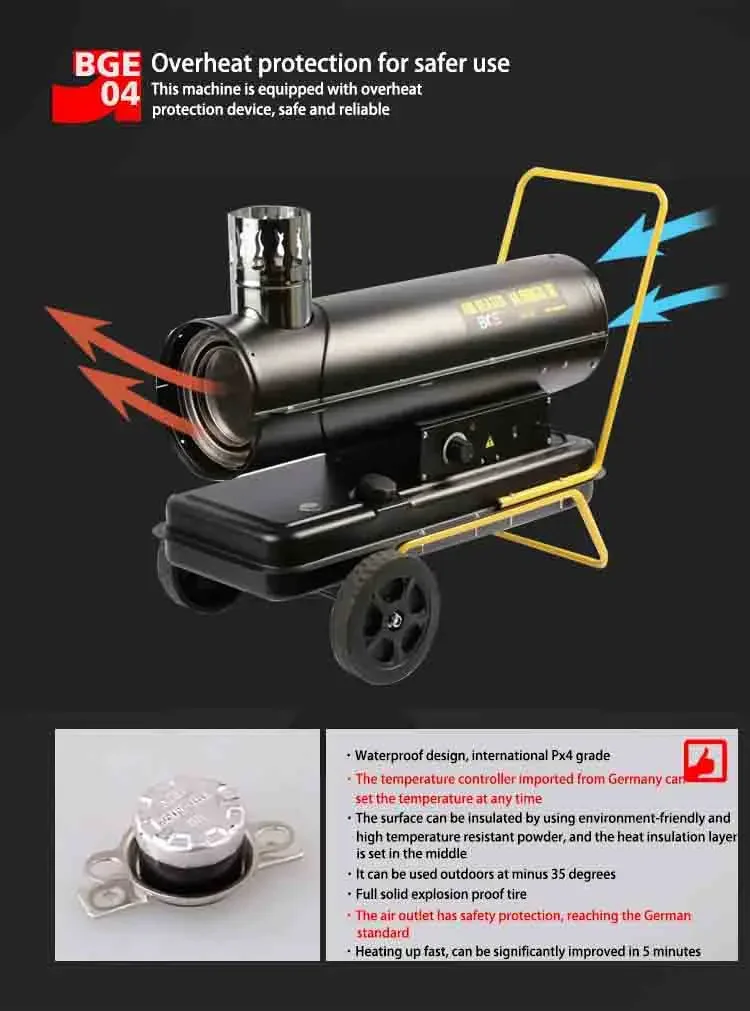 Kerosene Oil Air Heater, 20Kw, Stainless, Steel - detail 24
