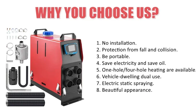 Aluminum Parking Air Heater, 12V/24V, 5kW, 2kW, 7kW - detail 16