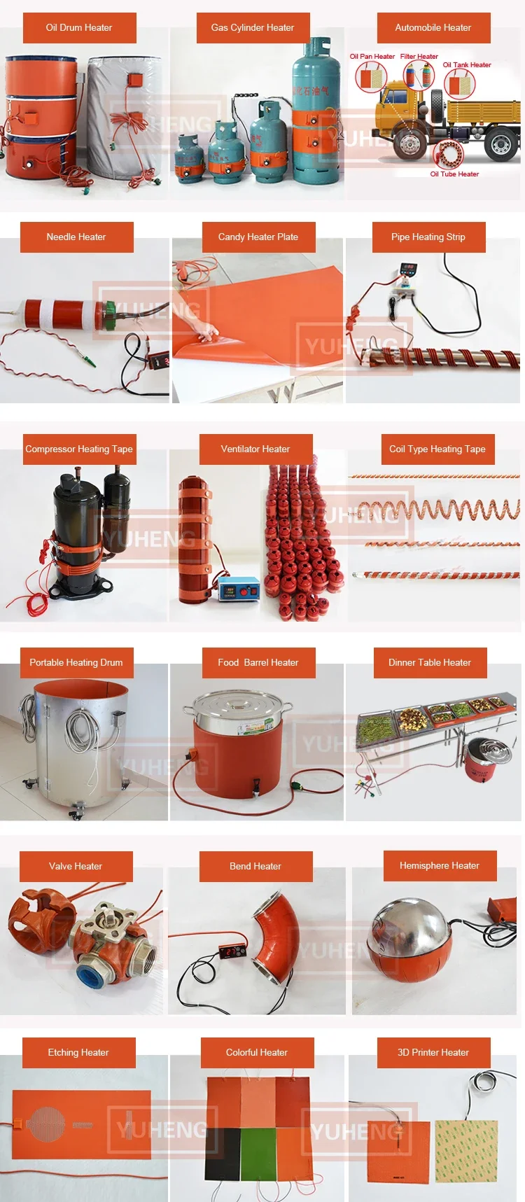 Flexible Silicone Rubber Heater, 12V, 24V, 300mm, 3D - detail 16