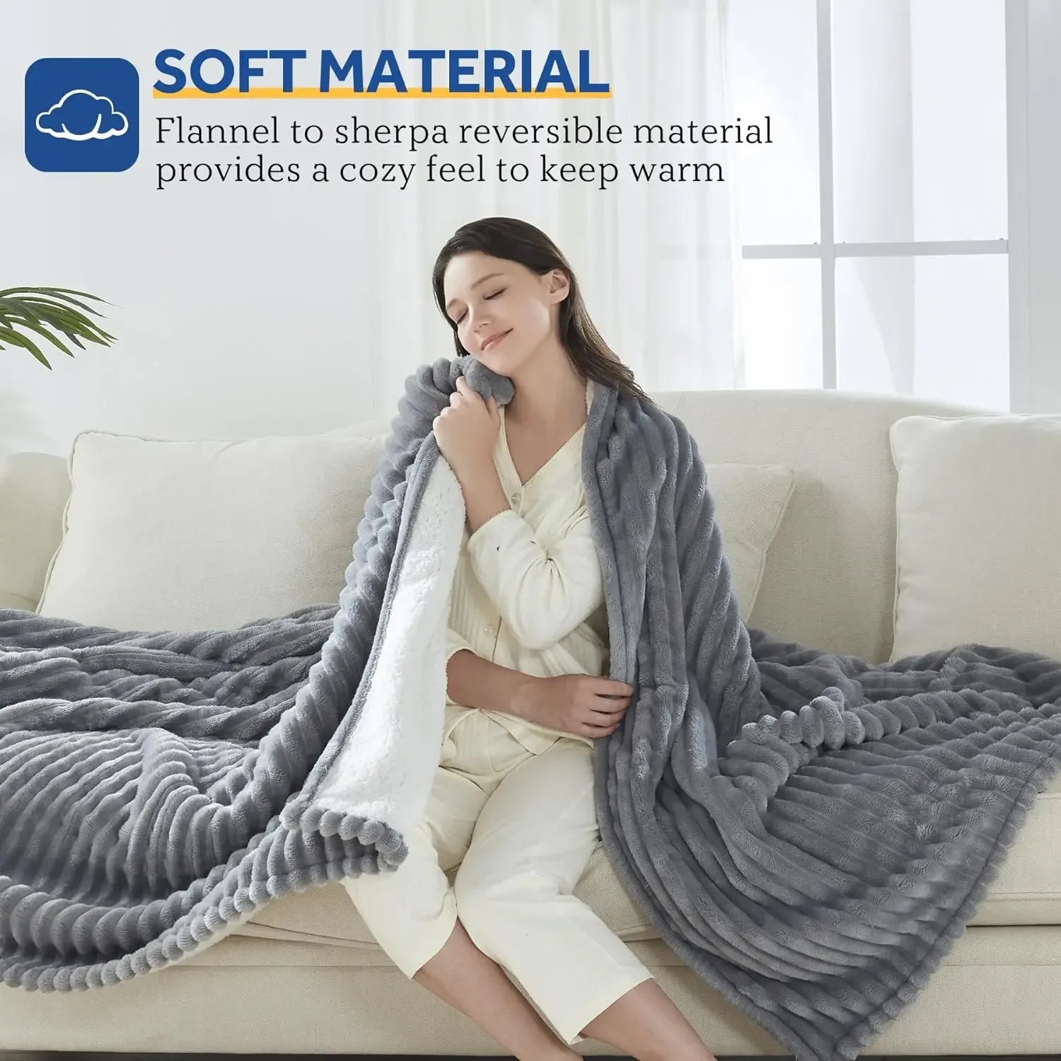Heated Blanket, 110-220v, 100% Polyester - detail 4