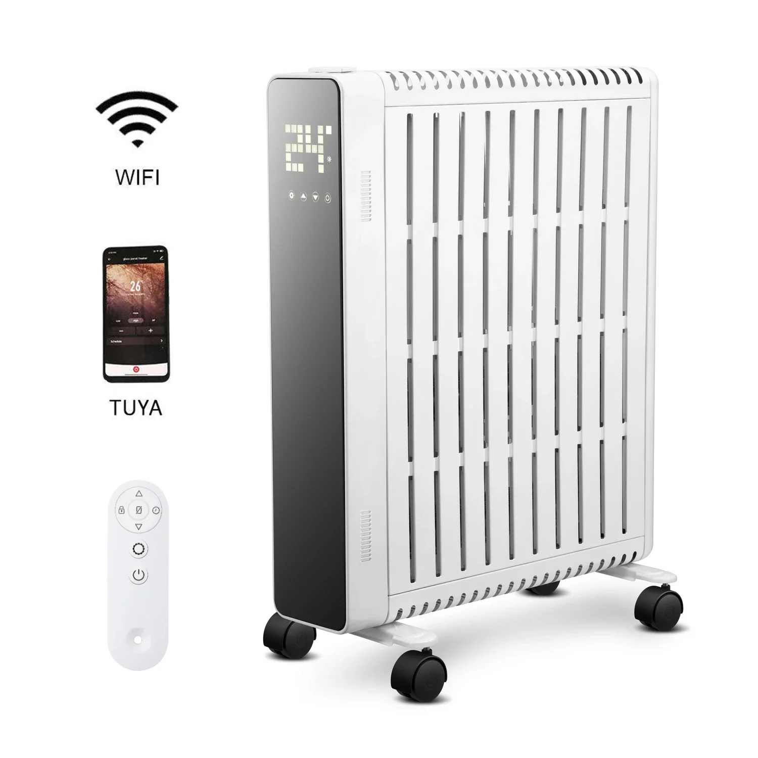 Infared Electric Oil Heater, 2500W, Portable - detail 18
