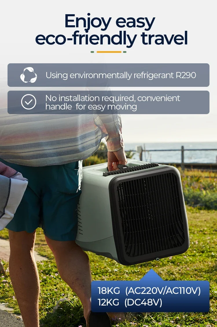 Mini Air Conditioner, Portable, 5100BTU, Battery - detail 14