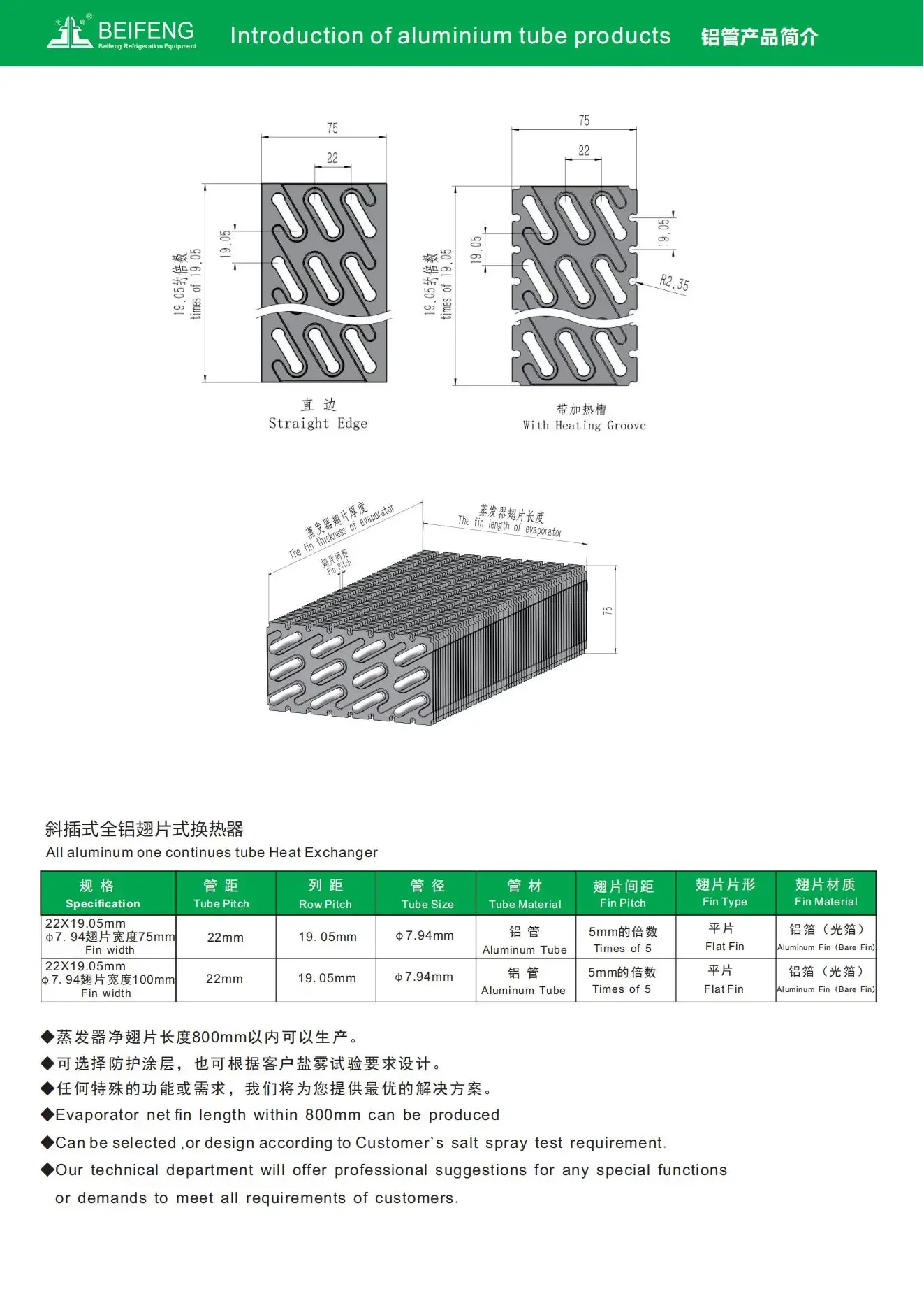 Aluminium Fin Evaporator Coil for Showcases, Ice Makers & Vending - detail 12