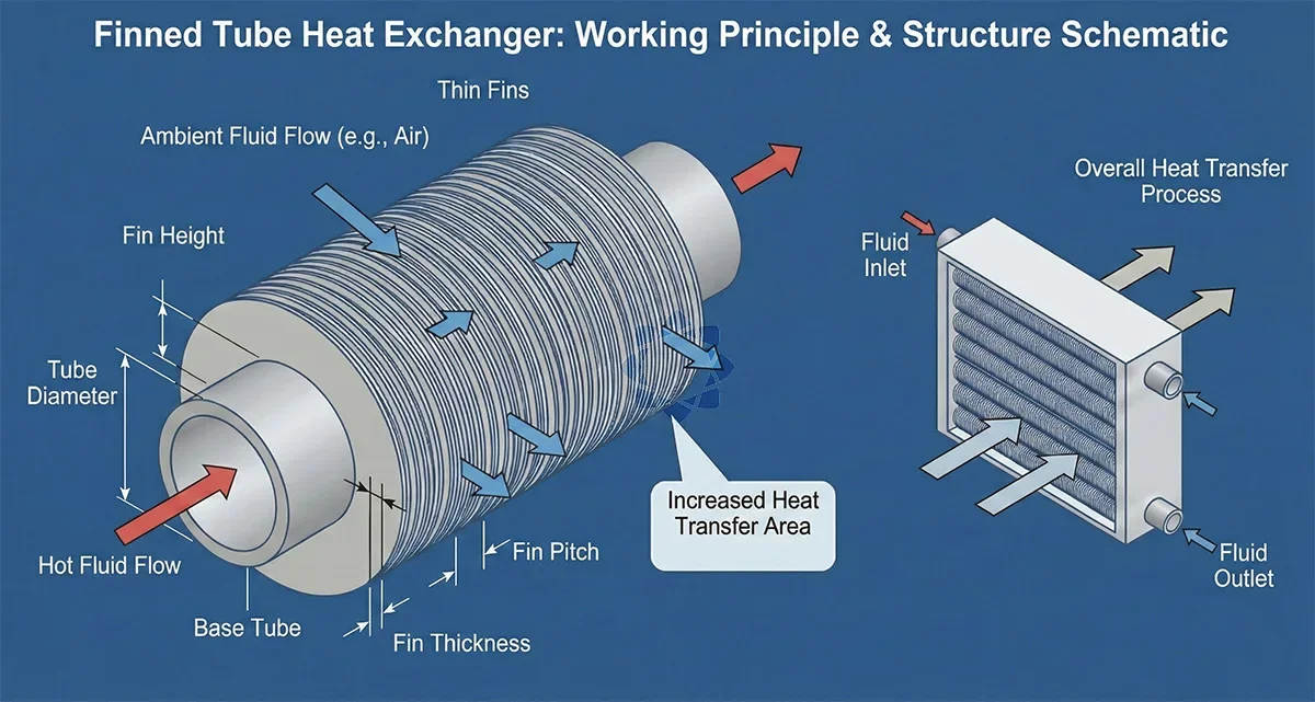 Finned Tube Heat Exchanger, AESIMA, Steel, 220V/380V - detail 6