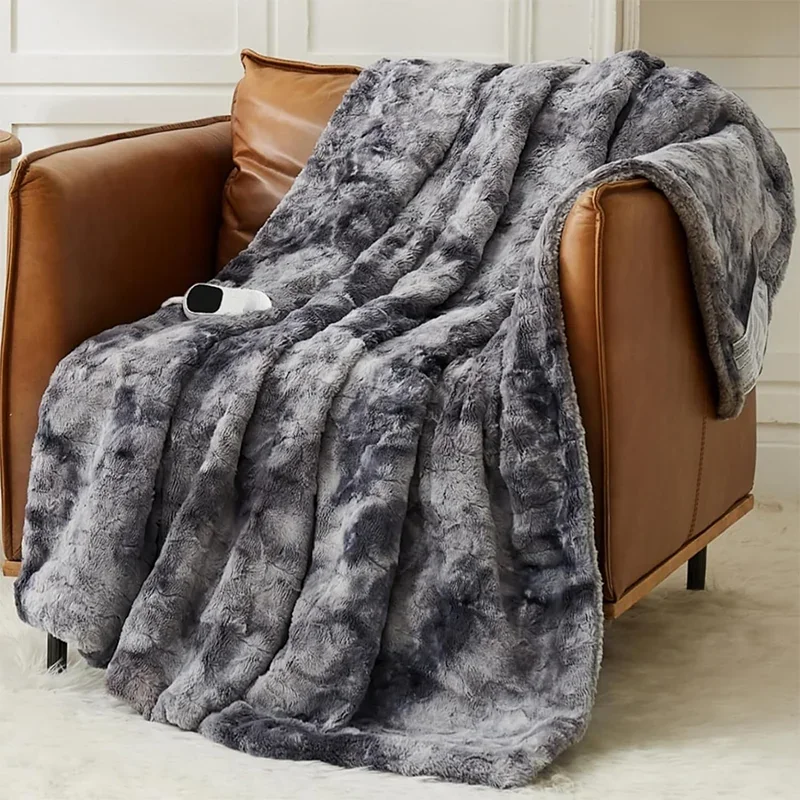 Folded Quilted Electric Blanket, 110-220V, AC220V, Us Plug - detail 2