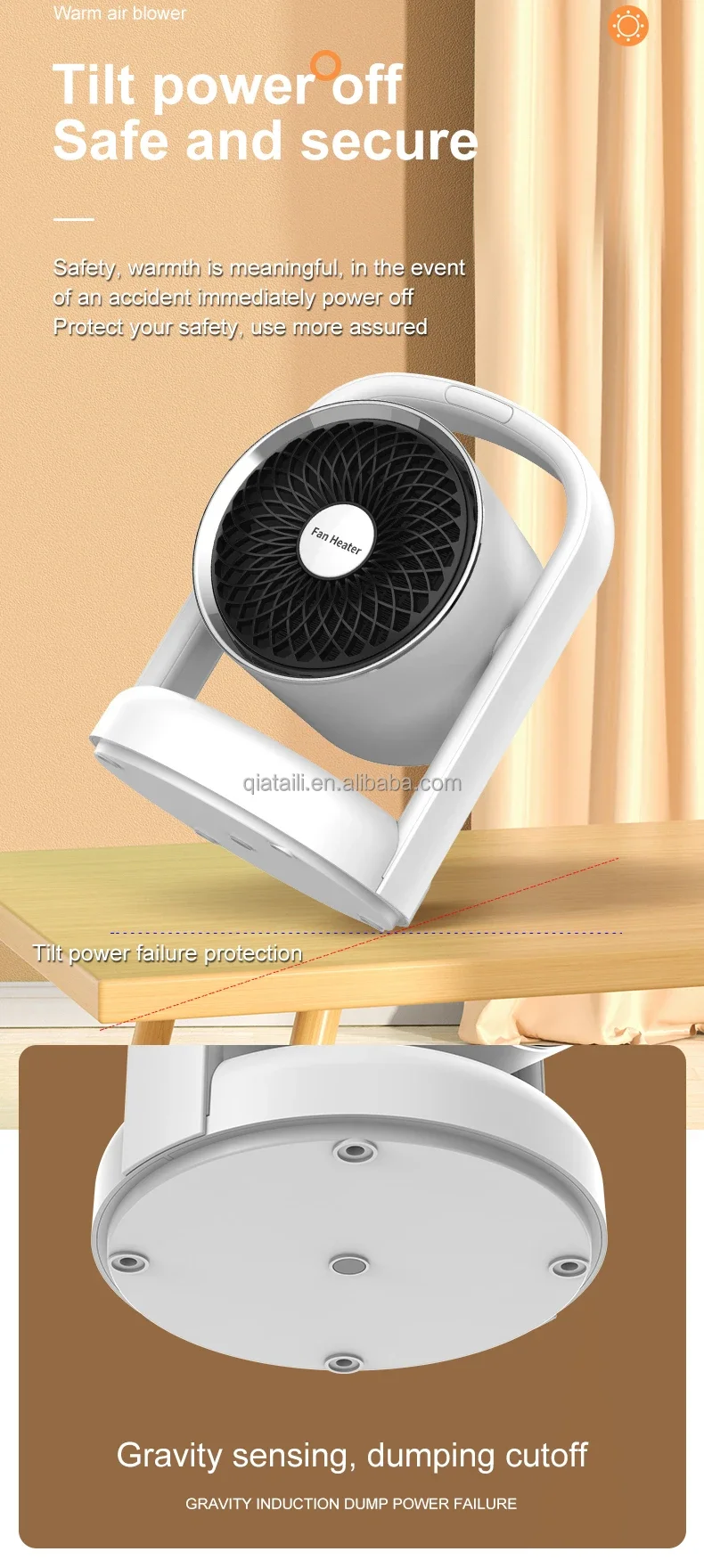 Winter Warmer, PTC, Portable, 1500W, ABS - detail 14