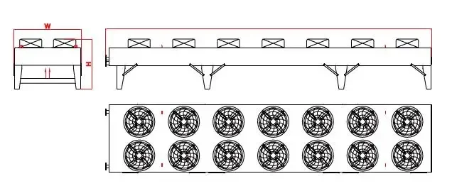 Dry Cooler, 220 V, 1110cfm - detail 22