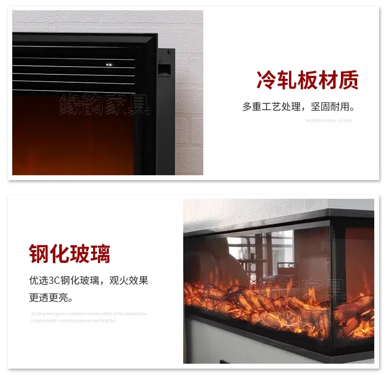 Electric Fireplace, 30-inch, 750, Metal - detail 32
