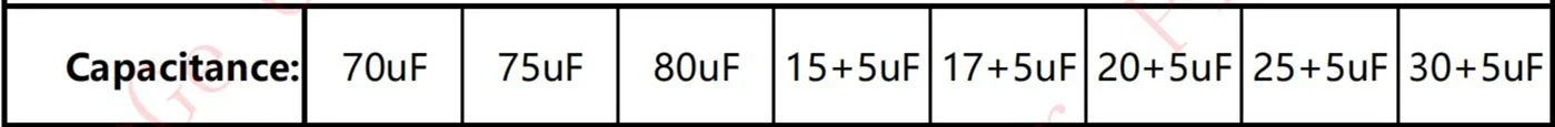Universal Motor Starting, CBB65, 25uf, 450V, HVAC - detail 10