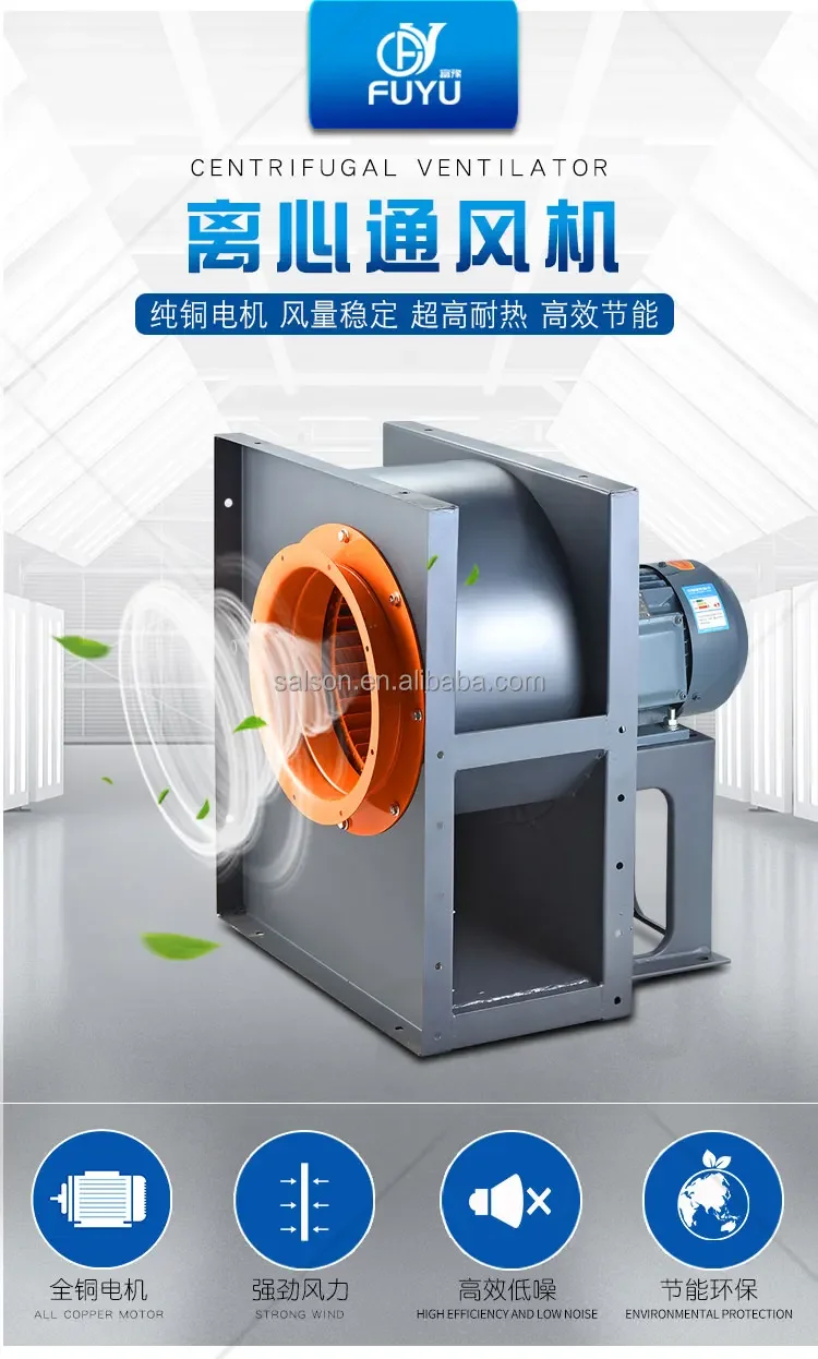 Centrifugal Fan, 4-72, Explosion-proof, Stainless, Steel - detail 2