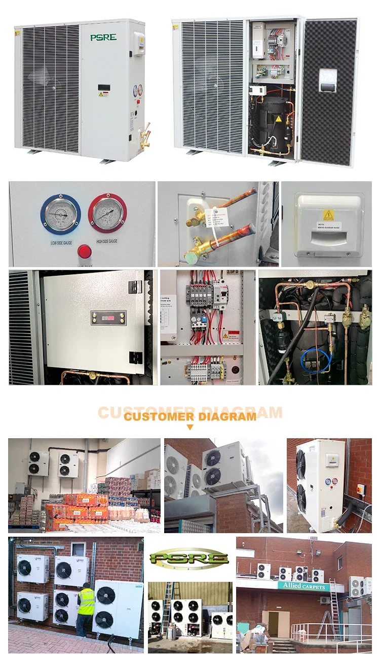 Condensing Unit, R404A, R-404A, freezer - detail 6