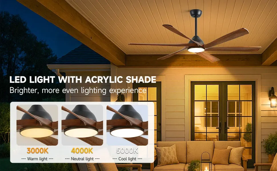 Smart Ceiling Fan, LED, 8282 CFM, 40W(0.05hp) - detail 6