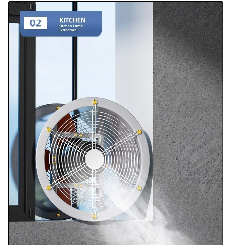 Blade Industrial Axial Fan, 220V, Aluminum - detail 18