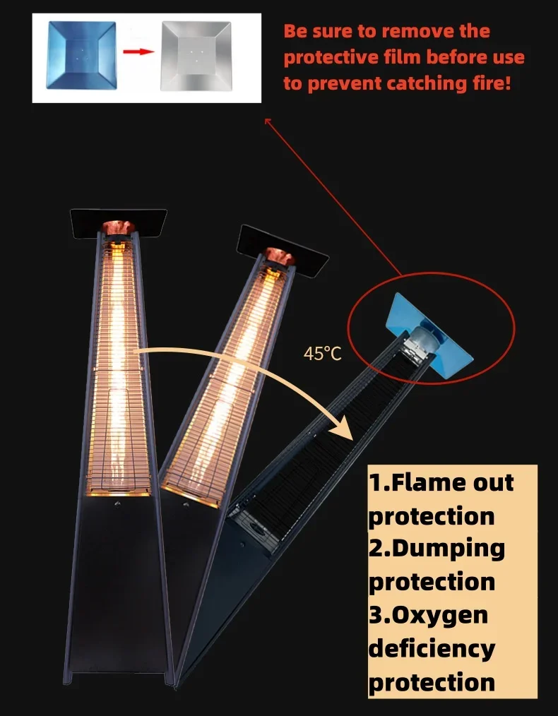 Patio Heater, iron spraying, Patio Heaters - detail 8