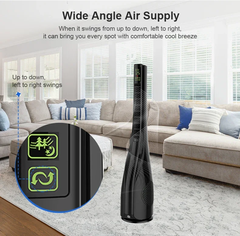 Tower Fan, 30W, ABS - detail 12
