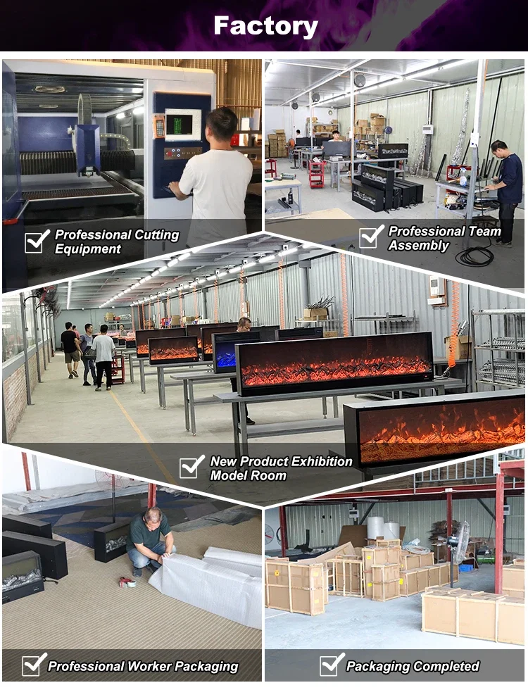 Indoor Custom Electronic Fireplace, 110V, 30W - detail 14