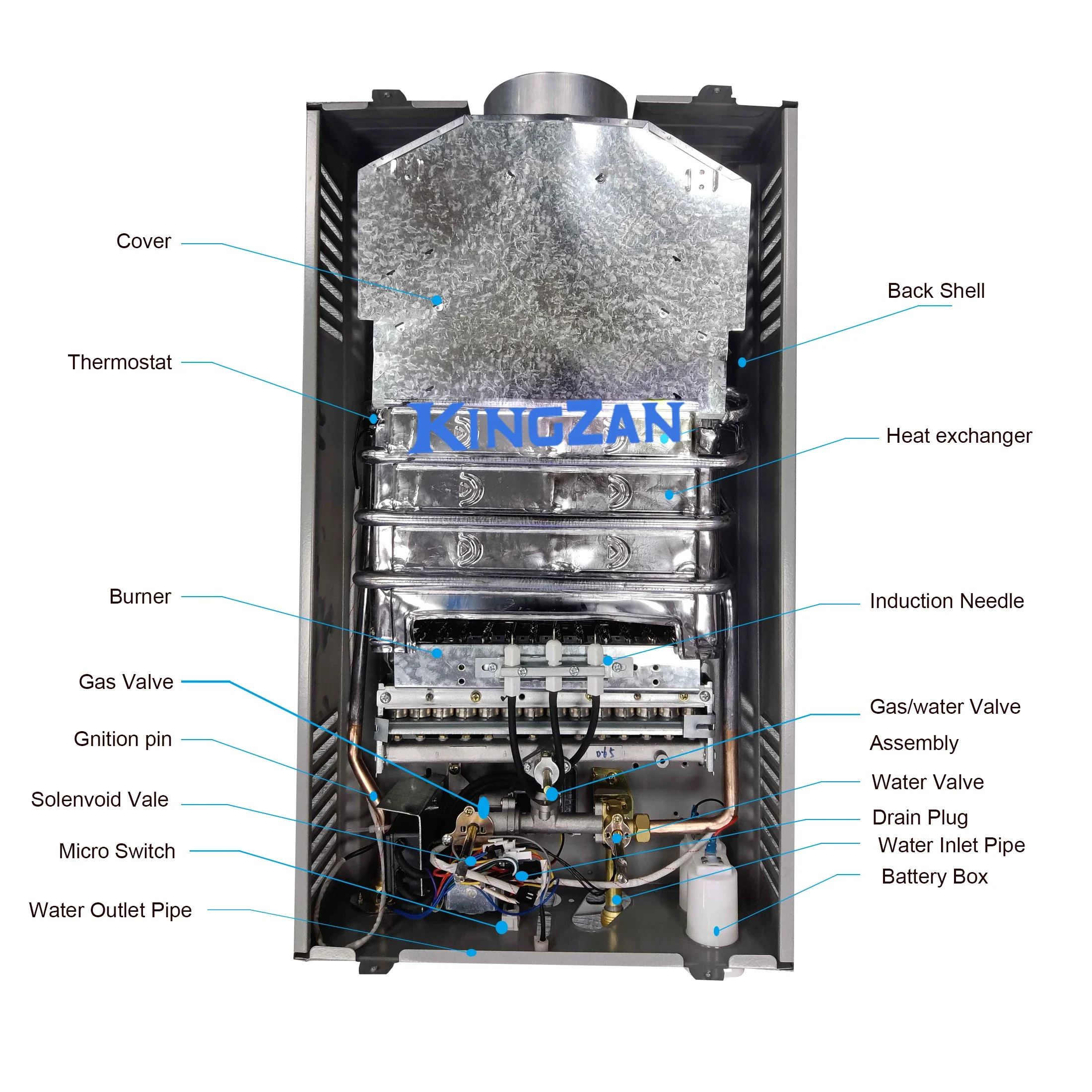 Gas Heater, Wall, 10L, 12L - detail 20